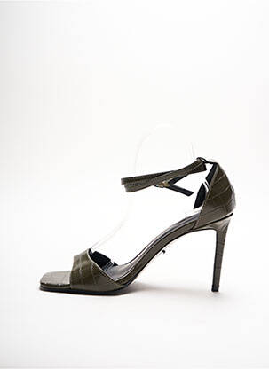 Sandales/nu pieds vert ONLY femme