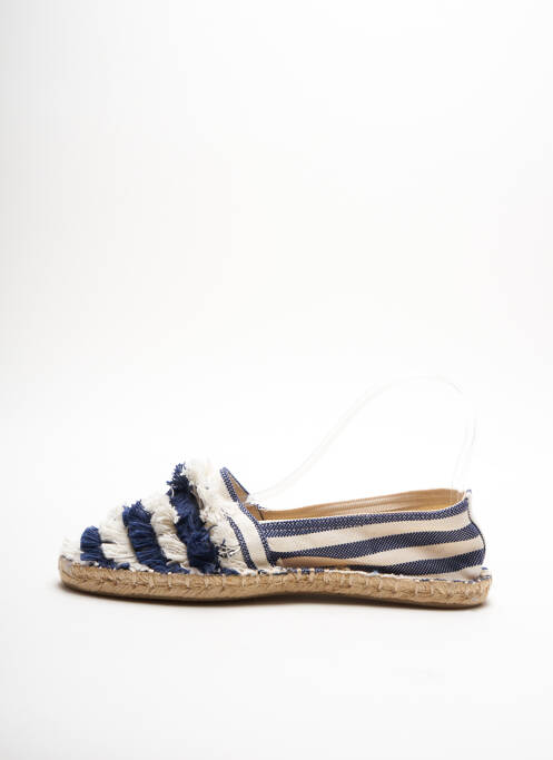 Espadrilles bleu MANGO pour femme