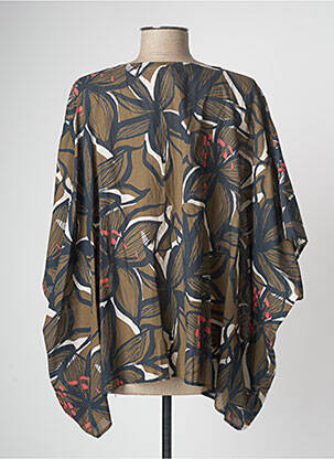 Veste kimono vert DEVERNOIS femme