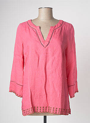 Blouse rose DEVERNOIS femme