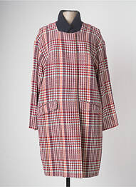 Manteau long rouge DEVERNOIS femme
