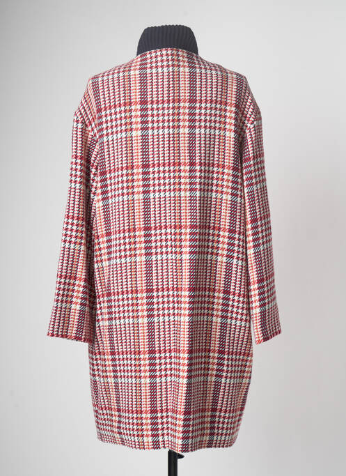 Manteau long rouge DEVERNOIS pour femme