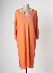 Robe longue orange DEVERNOIS pour femme seconde vue