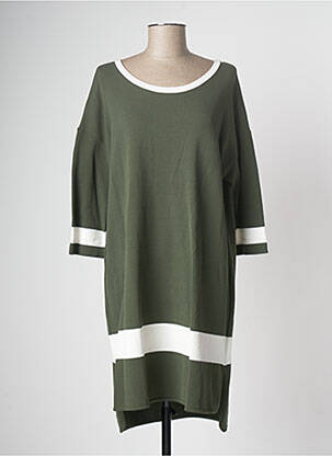 Robe mi-longue vert DEVERNOIS femme