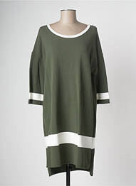 Robe mi-longue vert DEVERNOIS femme