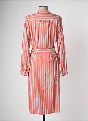 Robe mi-longue rouge DEVERNOIS femme