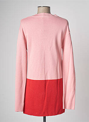 Pull tunique rose DEVERNOIS femme