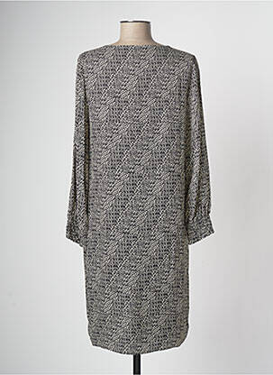 Robe mi-longue noir DEVERNOIS femme