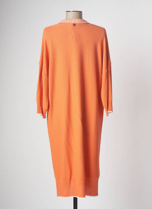 Robe longue orange DEVERNOIS pour femme