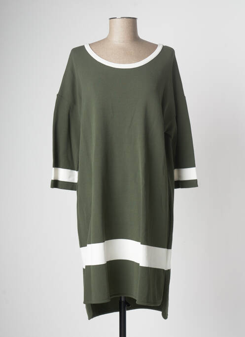 Robe mi-longue vert DEVERNOIS pour femme