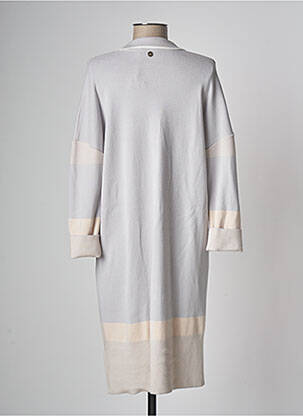 Robe mi-longue gris DEVERNOIS femme