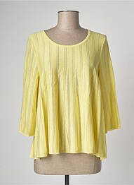 Pull jaune DEVERNOIS femme