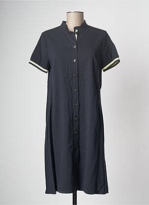 Robe mi-longue bleu DEVERNOIS femme
