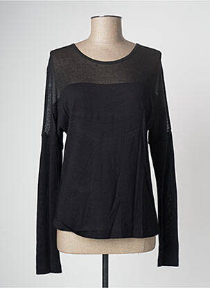 Pull noir DEVERNOIS femme