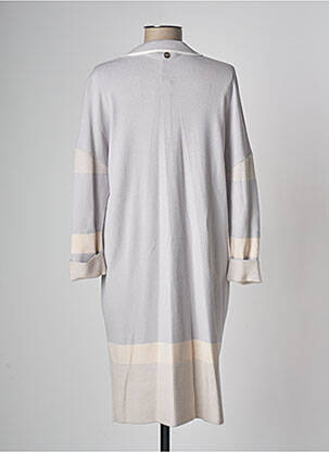 Robe mi-longue gris DEVERNOIS femme