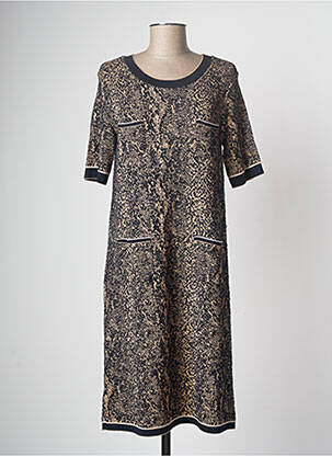 Robe pull bleu DEVERNOIS femme