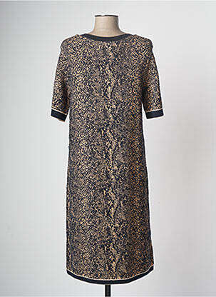 Robe pull bleu DEVERNOIS femme