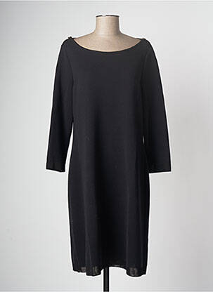 Robe pull noir DEVERNOIS femme