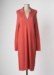 Robe pull rouge DEVERNOIS femme