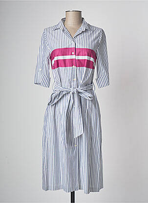 Robe mi-longue gris DEVERNOIS femme