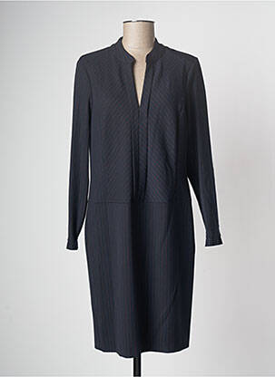 Robe mi-longue bleu DEVERNOIS femme