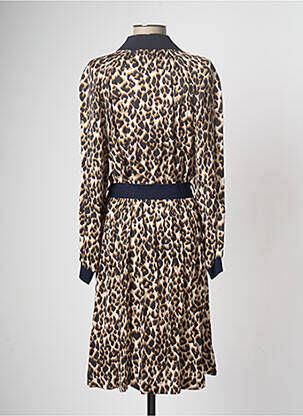 Robe mi-longue beige DEVERNOIS femme