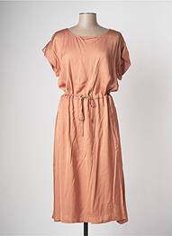 Robe mi-longue rose DEVERNOIS femme