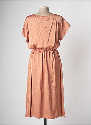 Robe mi-longue rose DEVERNOIS femme