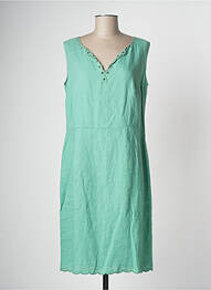 Robe mi-longue bleu DEVERNOIS femme