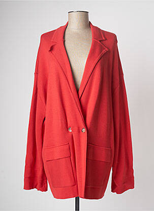 Blazer rouge DEVERNOIS femme