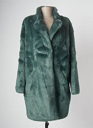 Manteau long vert DEVERNOIS femme