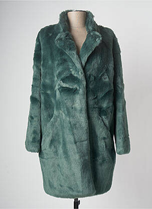 Manteau long vert DEVERNOIS pour femme