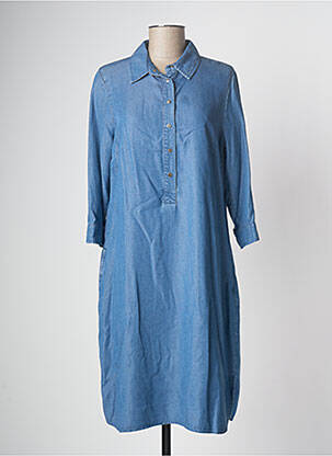 Robe mi-longue bleu DEVERNOIS femme