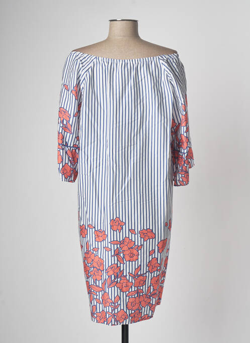 Robe mi-longue bleu DEVERNOIS pour femme