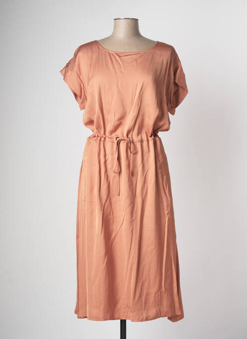 Robe mi-longue rose DEVERNOIS pour femme