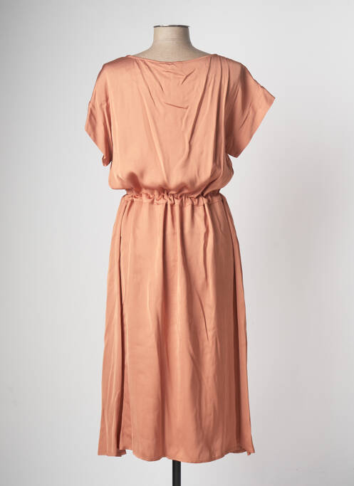 Robe mi-longue rose DEVERNOIS pour femme