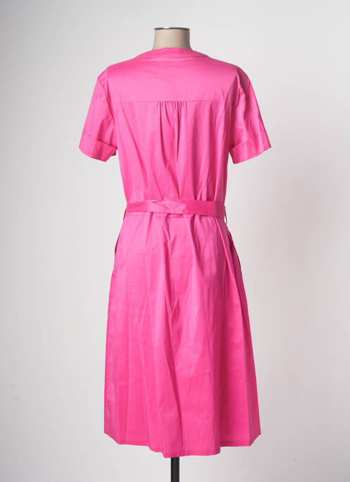 Robe mi-longue rose DEVERNOIS pour femme