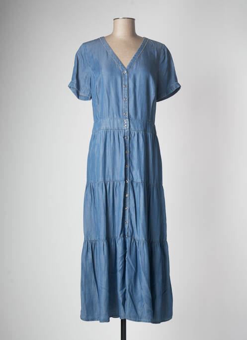 Robe longue bleu DEVERNOIS pour femme
