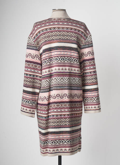 Gilet manches longues beige DEVERNOIS pour femme