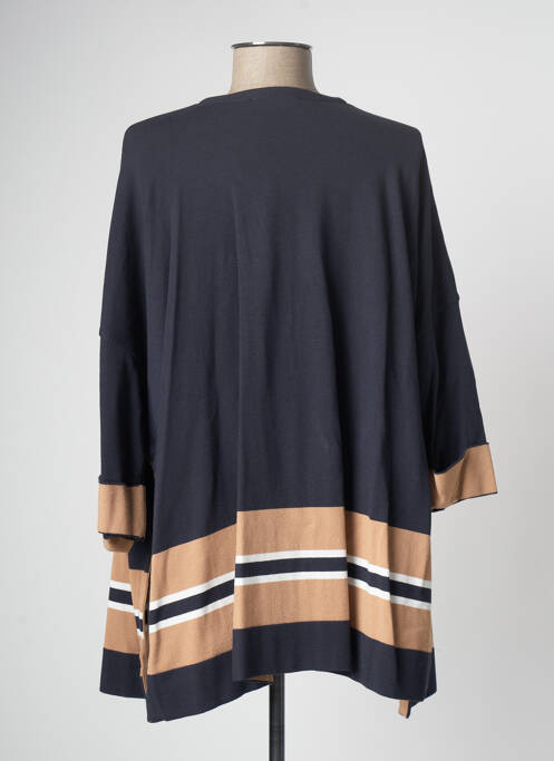 Gilet manches longues bleu DEVERNOIS pour femme