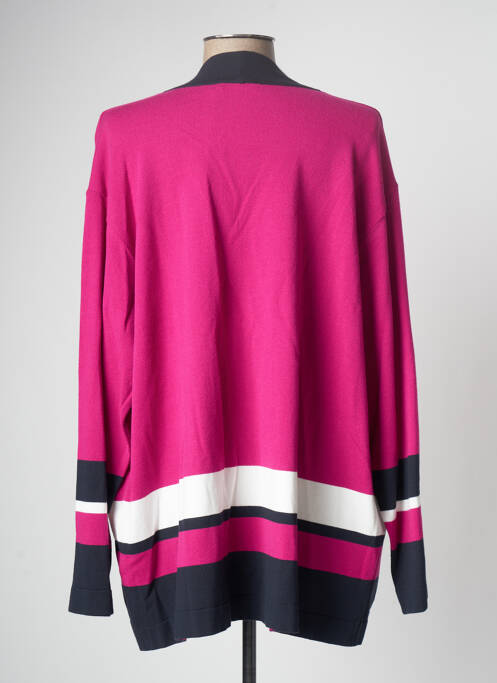 Gilet manches longues bleu DEVERNOIS femme