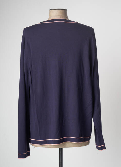 Gilet manches longues rose DEVERNOIS pour femme