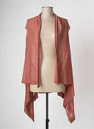 Gilet sans manche orange DEVERNOIS femme