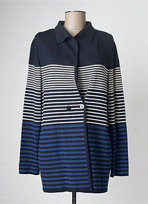 Veste casual bleu DEVERNOIS femme