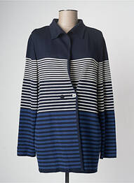 Veste casual bleu DEVERNOIS femme