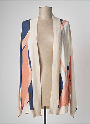 Gilet manches longues jaune DEVERNOIS femme