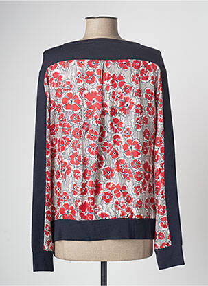 Gilet manches longues rouge DEVERNOIS femme
