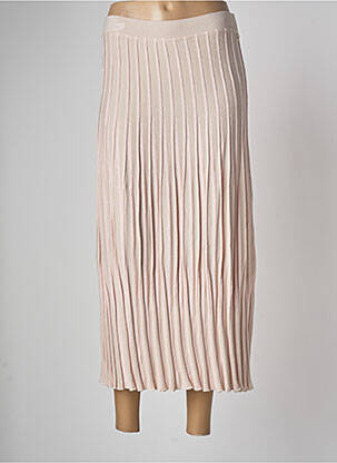 Jupe longue beige DEVERNOIS femme