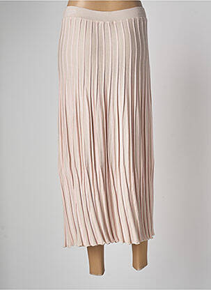 Jupe longue beige DEVERNOIS femme