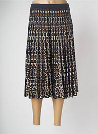 Jupe mi-longue beige DEVERNOIS femme